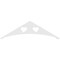 Ekena Millwork Pitch Winston Architectural Grade PVC Gable Pediment, 60"W x 17 1/2"H x 1"P (7/12) GPP060X018X100WIN - alternate 2